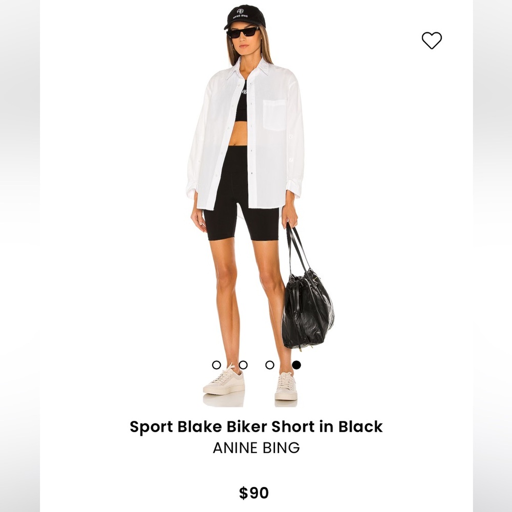 Anine Bing Sport Biker Short
